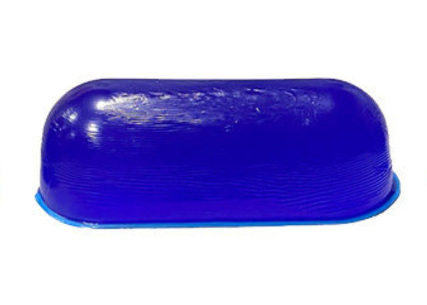 'Pediatric Gel Positioner with Flat Bottom 6''x3''x3'' Blue Diamond Gel'