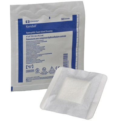 Covidien/Kendall Hydrophilic Foam Copa Island Wound Dressing
