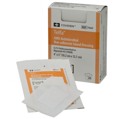 Covidien Telfa AMD Antimicrobial Non-Adherent Dressings