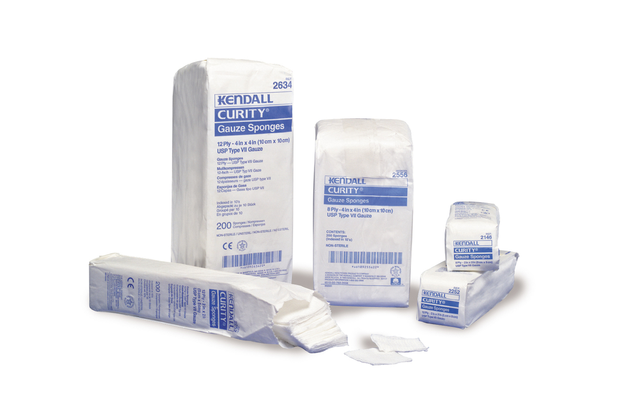 Curity Type VII Woven Gauze Sponges Non-Sterile