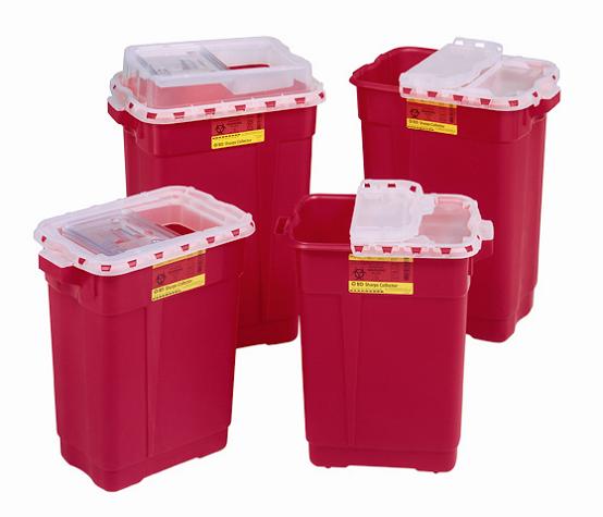 BD Large Sharps Containers 9 Gallon 17 Gallon