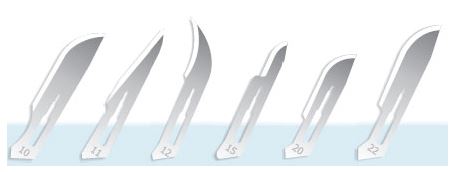 Stainless Steel Surgical Blades Sterile