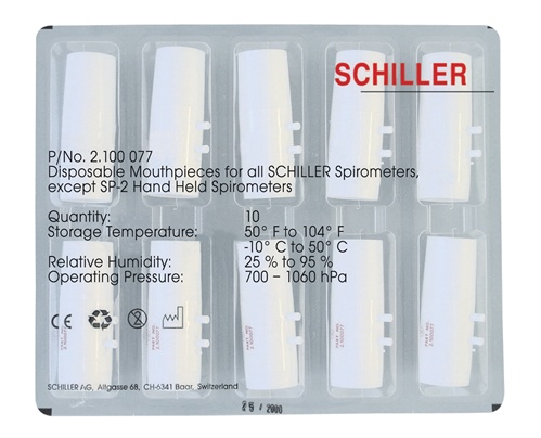 Disposable Mouthpieces for SP-150 and SP-250 Spirometer