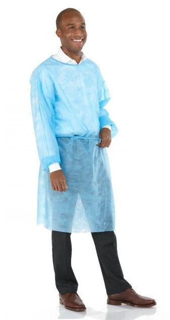 Impervious Gowns Over the Head