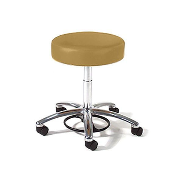 Physician Stool Foot Adjustment Bright Chrome Base