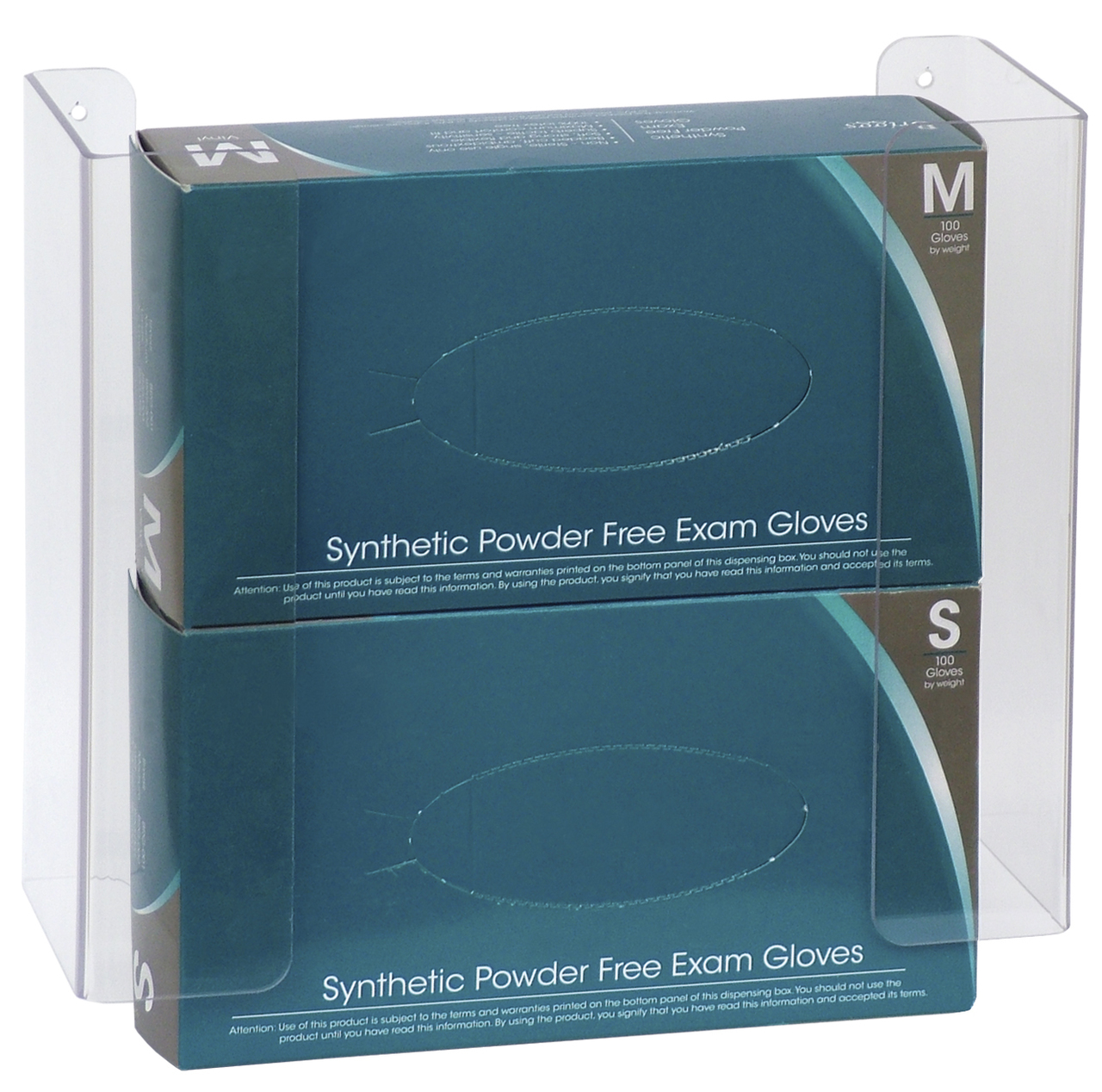 Double Clear Acrylic/PETG Glove Box Holder (305361-1)
