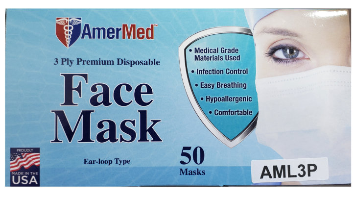 Medical Grade Face Mask ASTM Level 3 AML3P