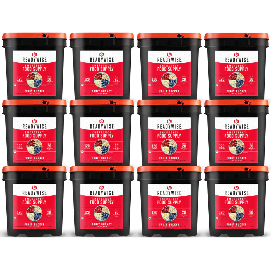 Freeze Dried Fruit Bucket 1440 Serving