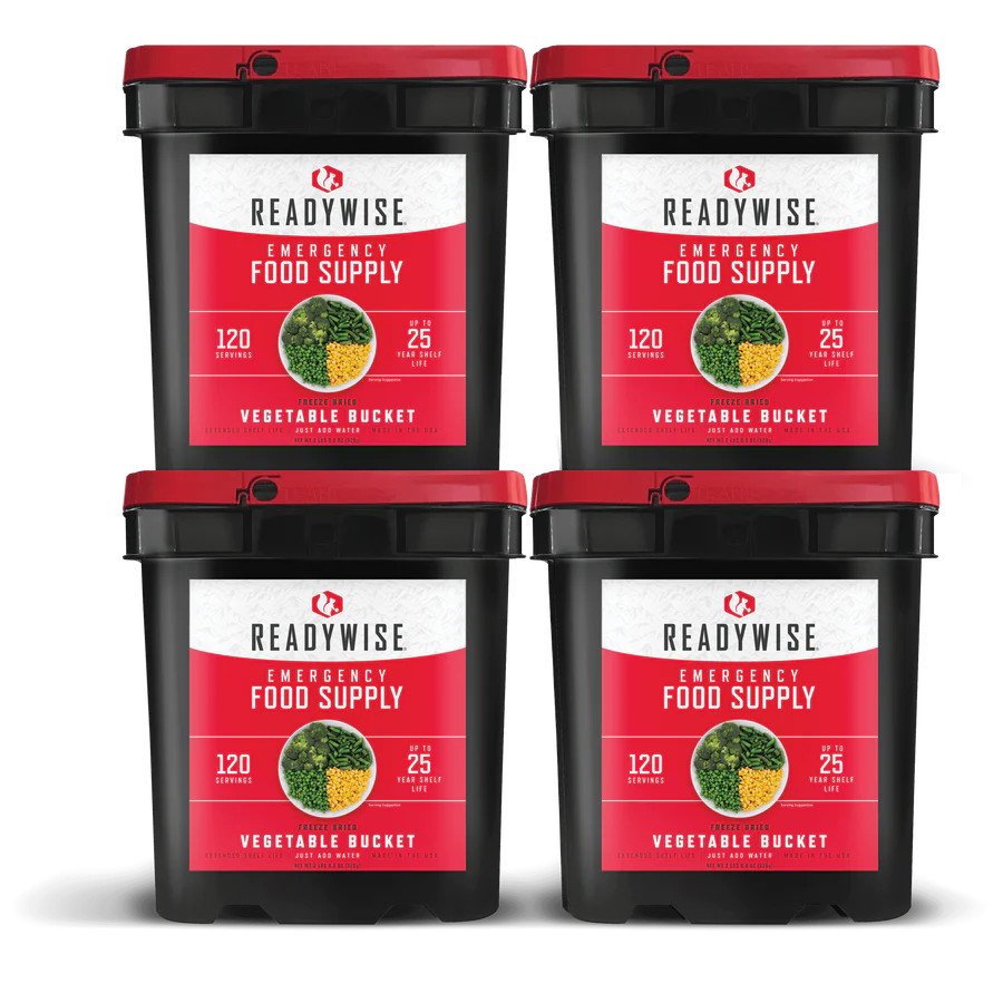 Freeze Dried Vegetable Bucket 480 Serving