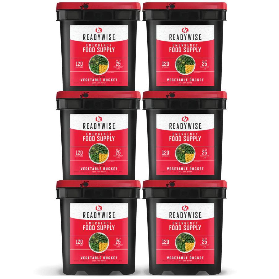 Freeze Dried Vegetable Bucket 720 Serving