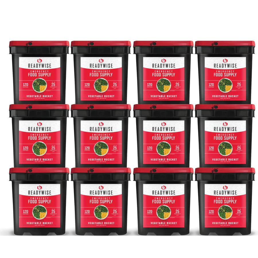 Freeze Dried Vegetable Bucket 1440 Serving