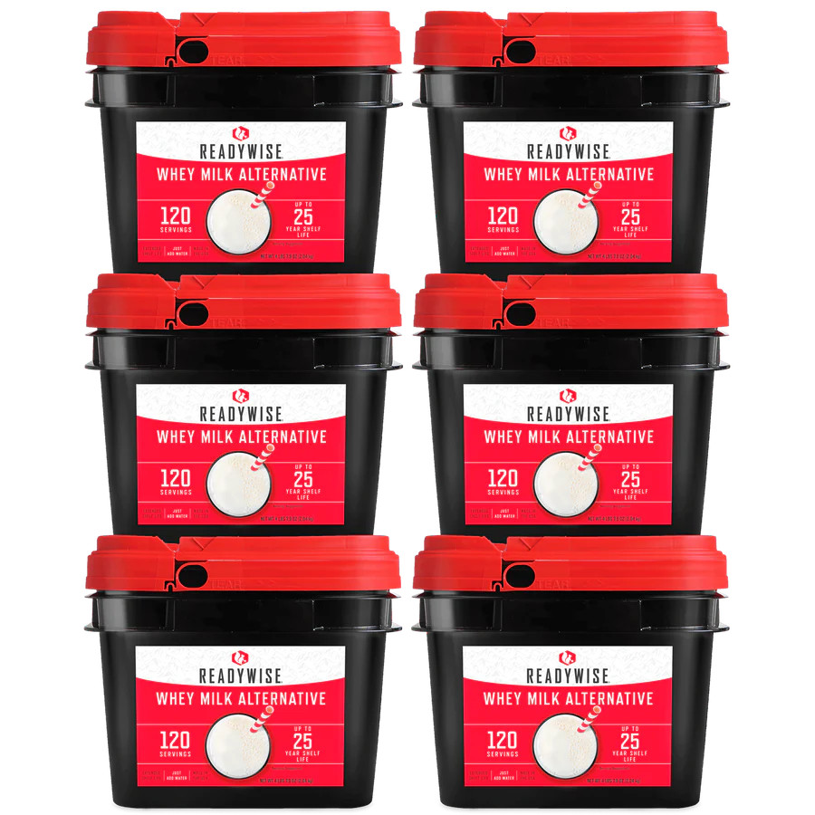 Emergency Long-Term Powdered Whey Milk 720 Serving Bucket