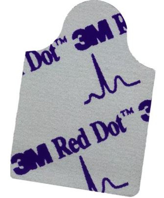3M Red Dot Resting ECG Electrodes High Adhesive 2360