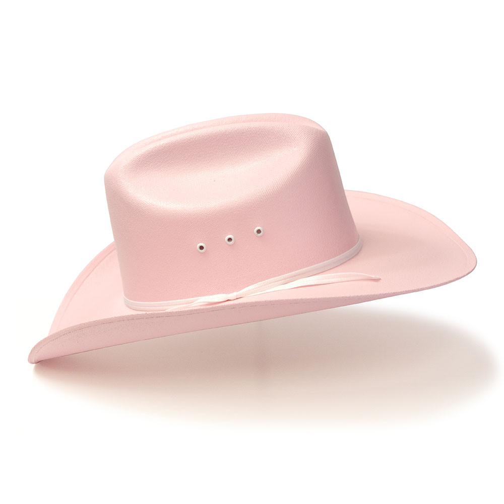Pink Straw Western Cattleman Hat - Western Express display picture 3