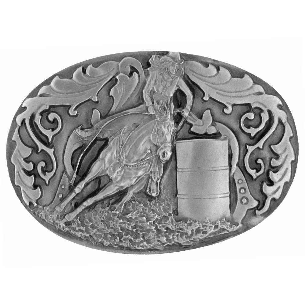 Made in the USA - Barrel Racer Belt Buckle - Western Express