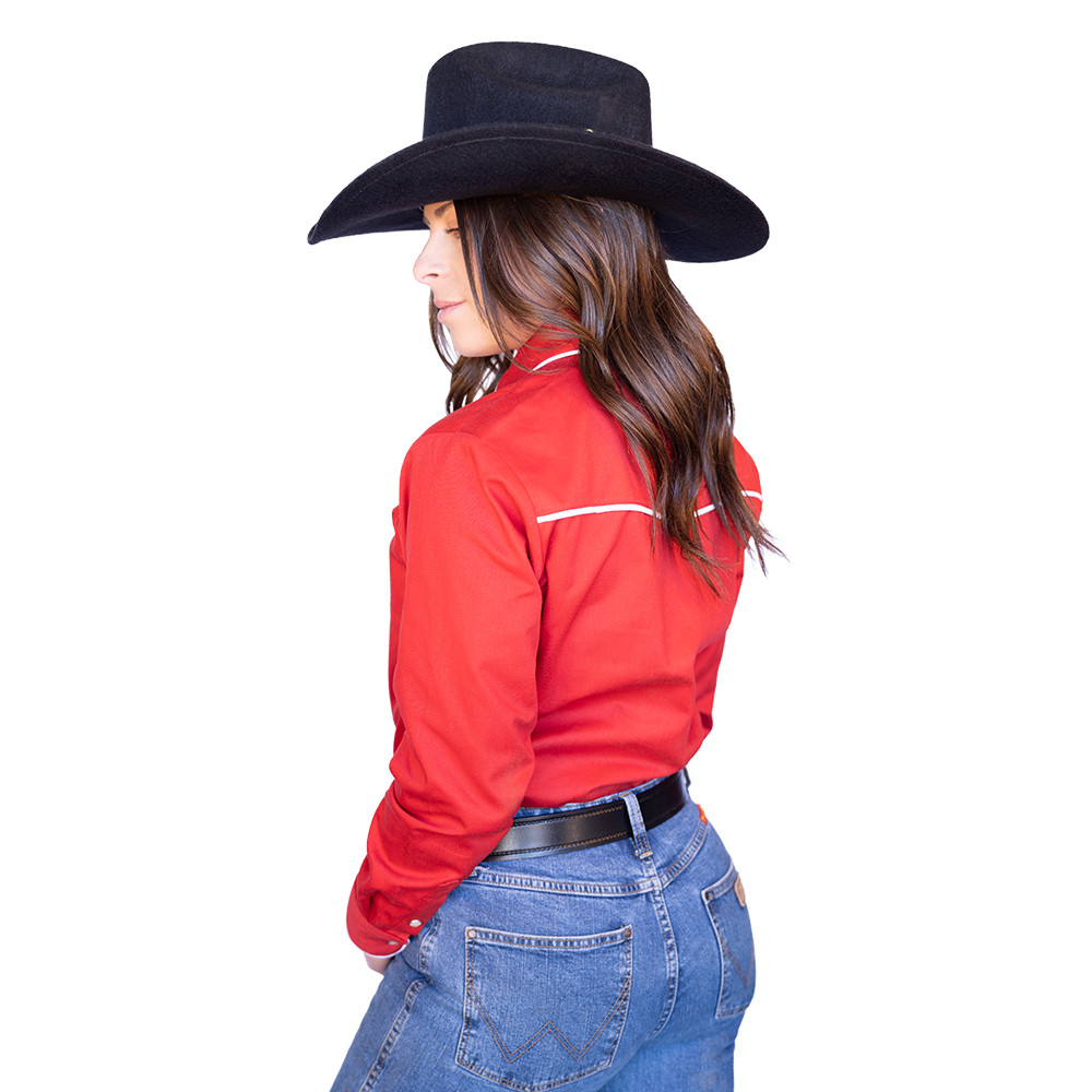 Women's Red Western Shirt Western Express