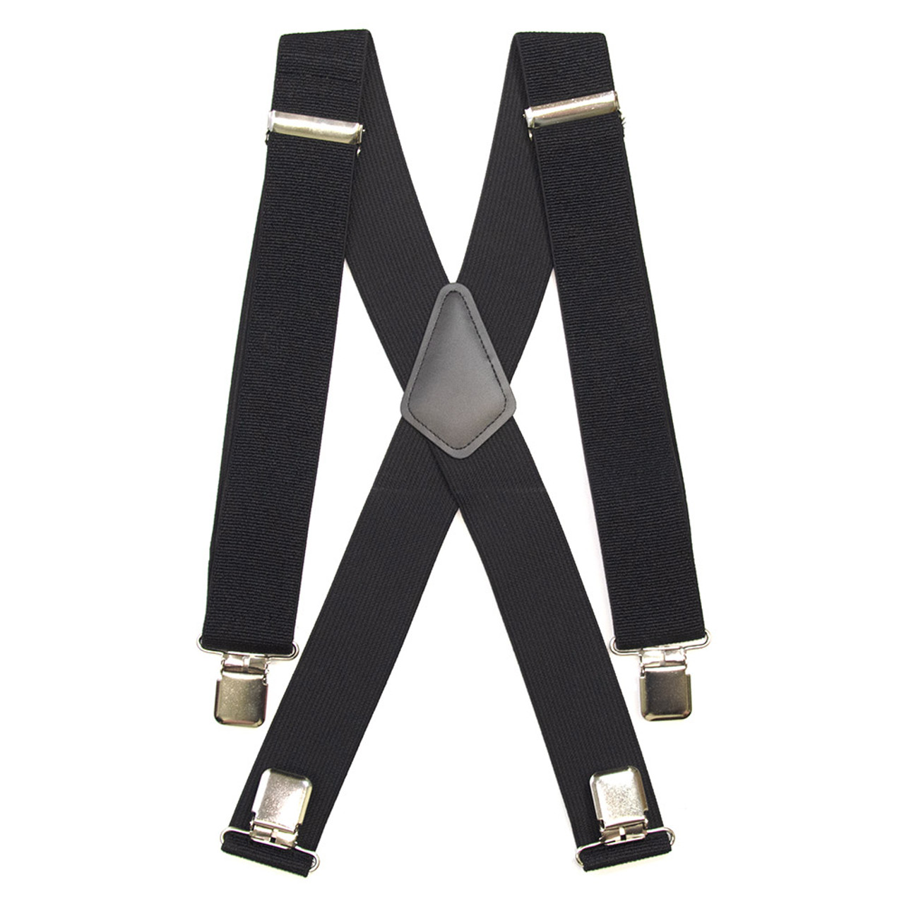 Elastic, 1 Woven Black Suspender, Wholesale