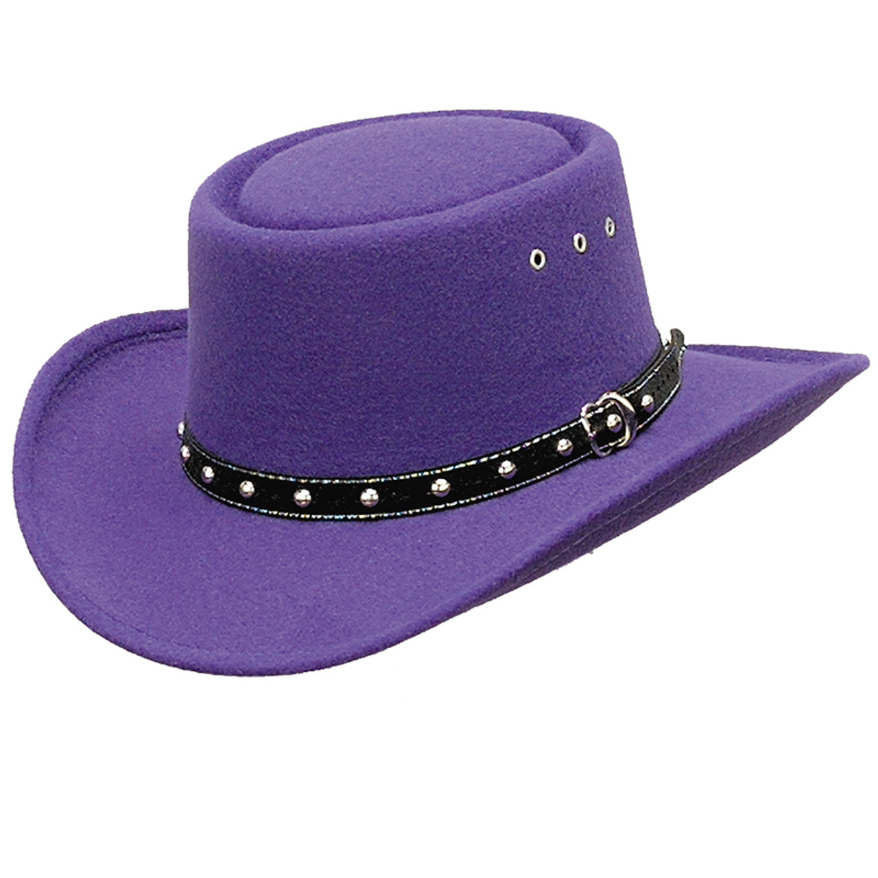 【BLACKPURPLE】25SS★ Cow Trailer Wertern Hat Charlie 1 Horse Dime Store Cowgirl 4X Purple Felt Hat