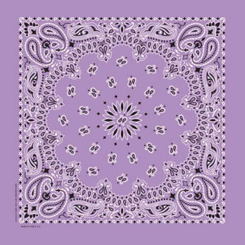 Made in the USA - Lavender Paisley Bandana