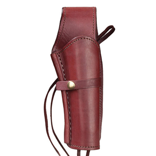 Wine .38 Caliber Smooth Leather Holster