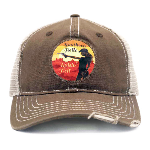 Coffee "Southern Belle Raisin Hell" Ball Cap