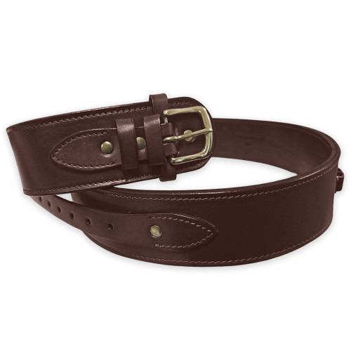 Natural Smooth Leather Holster Belt - Western Express