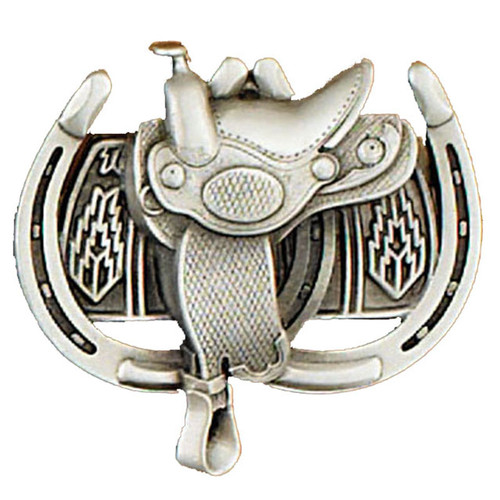 Saddle & Horseshoes Belt Buckle *WILL BE DISCONTINUED