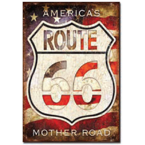 Made in the USA - Mother Road Tin Sign