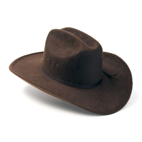 Brown Cattleman Cowboy Hat - Accessories