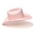 Pink Straw Western Cattleman Hat