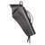 Black Smooth Leather Cross Draw Holster Black Smooth Leather Cross Draw Holster
