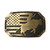American Bull Rider Vintage Brass Western Buckle