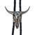 Longhorn Silver Metal Bolo Tie