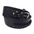 Black .45 Caliber Smooth Leather Cartridge Holster Belt