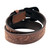 Floral Tooled Top Grain Leather Belt
