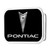 Pontiac Black Silver Belt Buckle