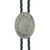 Oval Studded Western Bolo Tie - Cast Pewter