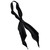 Black Scarf Tie
