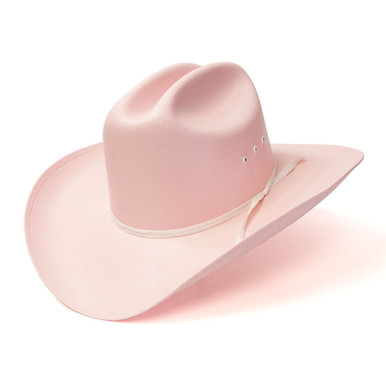Pink Straw Western Cattleman Hat - Western Express display picture 1