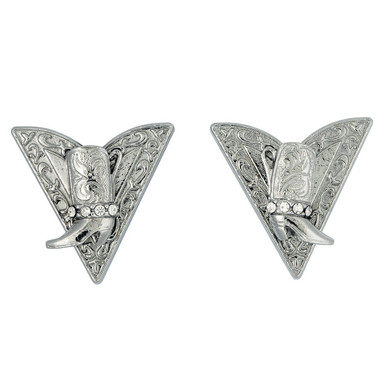 Collar Tips, Silver Cowboy Boots main image 1
