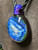 down swoop - Boro glass fumed pendant 