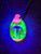 invisible mycos - Boro Glass Mushroom Pendant