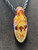 drippin honeyz - Boro glass opal geode pendant 