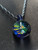 through time - Boro glass opal fume pendant 