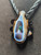 for one ag - boro glass opal geode pendant 