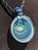 shiny vortex - Boro Glass opal vortex pendant