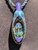 going back - Boro glass mushroom geode pendant 