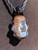 forgotten favorite - Boro glass opal geode pendant 
