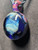 reflection pond - Boro Glass fumed pendant 