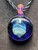 reflection pond - Boro Glass fumed pendant 